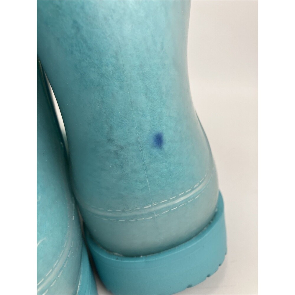 NEW Wonder Nation Girls Faux Sherpa Boots Blue Winter boots KIDS - Size 6 - Picture 4 of 16